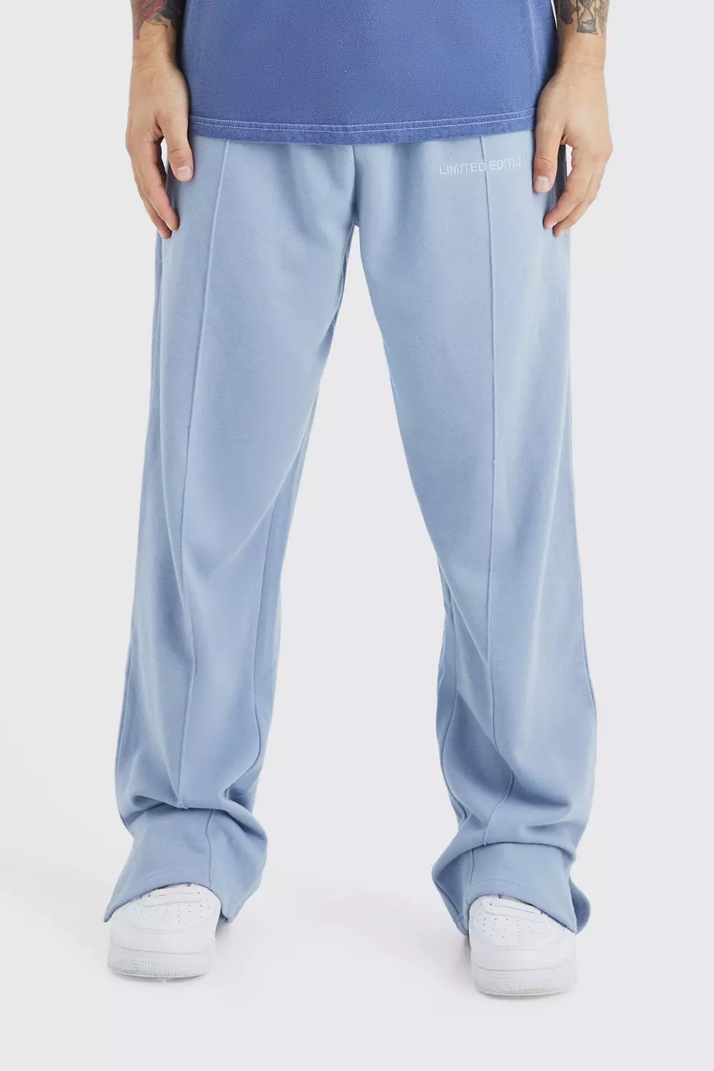 Split discount hem sweatpants